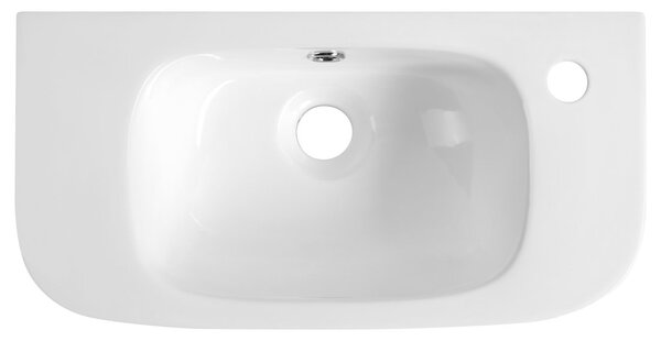 Aqualine Aqualine, KIA keramické umývadlo 49x25cm, biela, NP405