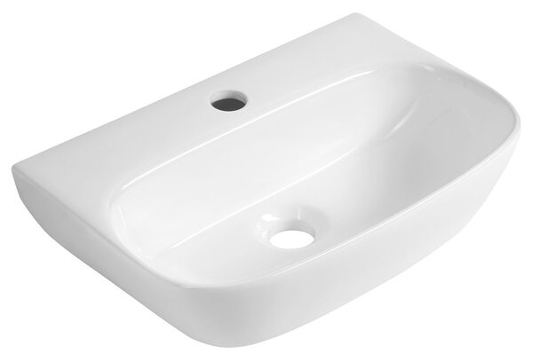 Aqualine Aqualine, FLANNY keramické umývadlo 46x31cm, biela, NP396
