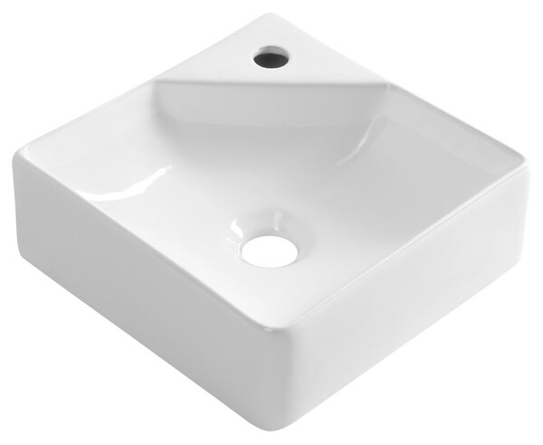 Aqualine Aqualine, NEXA keramické umývadlo rohové 30x30cm, biela, NP436