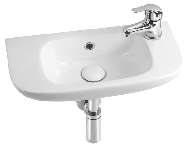 Aqualine Aqualine, KIA keramické umývadlo 49x25cm, biela, NP405