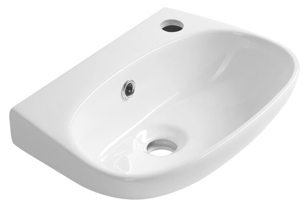 Aqualine Aqualine, VELSA keramické umývadlo 40x29cm, biela, NP479