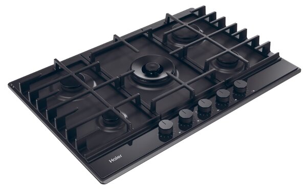 HAIER HAHG7W5TEB + kupóny na daľší nákup - Plynová varná doska