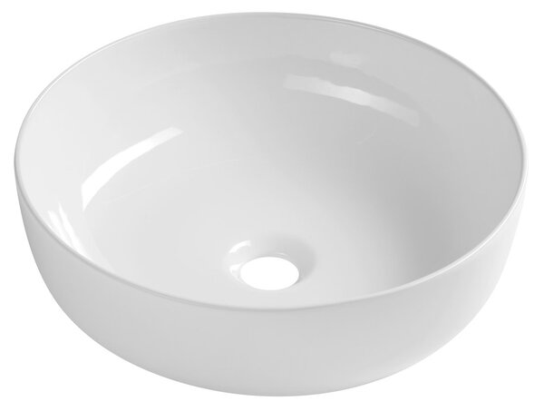 Sapho Sapho, RONDEA keramické umývadlo na dosku priemer 41cm, biela, AR445