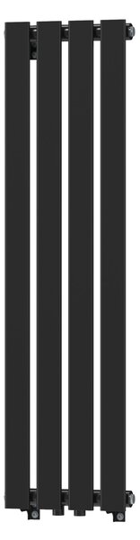Gamma Vertical, vykurovacie teleso 1100x296 mm, 368W, čierna matná, GMA-VERT-1100296-BK
