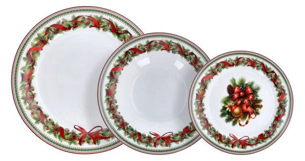 AB LINE 81031TO - Obedová súprava 18 dielna, porcelám Christmas Eve