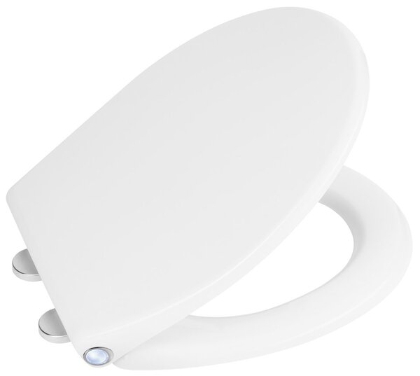 Sapho Sapho, PHARO WC sedátko s LED osvetlením, Soft Close, Easy Take, biela, WX1315
