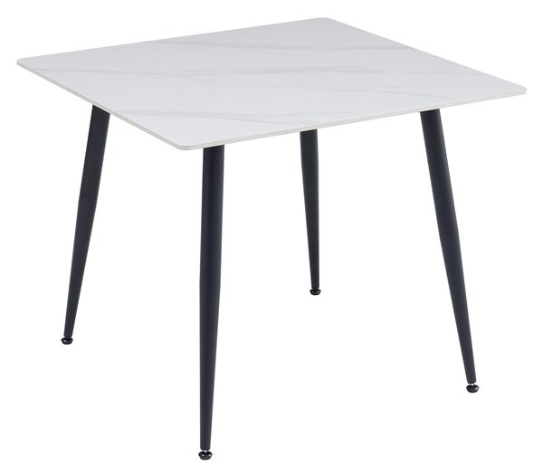 Jedálenský stôl ADRIA 70x70 biely mramor