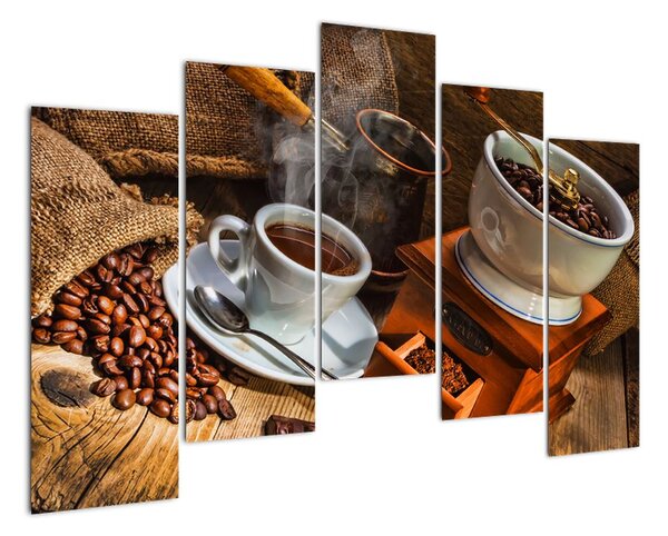 Mlynček na kávu - obraz (Obraz 125x90cm)