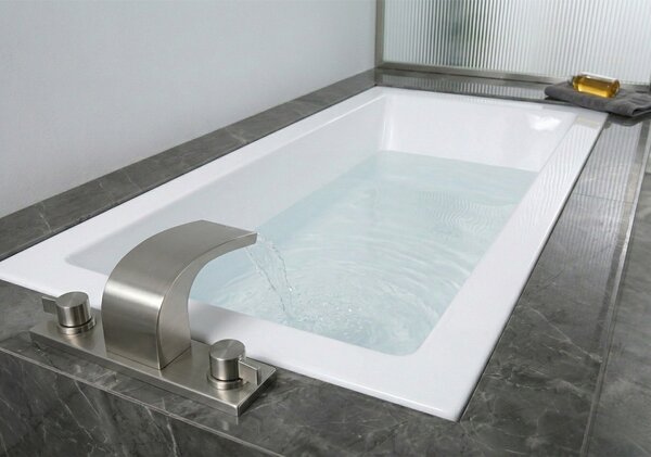 Erga Pureline-S, vaňa 1400x700x400 mm bez nožičiek, biela lesklá, ERG-V07-PURELINE-S-140x070-WH
