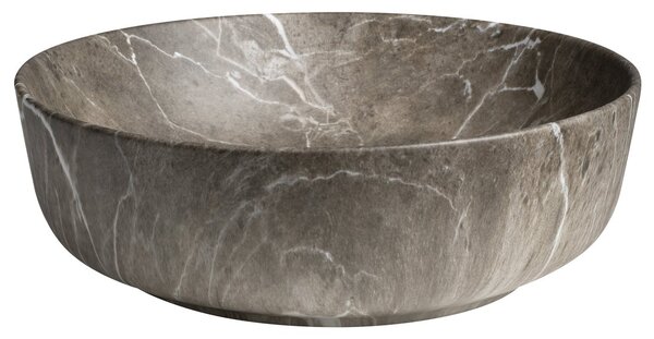 Sapho Sapho, RONDEA keramické umývadlo na dosku priemer 41cm, breccia mramor, AR445BM