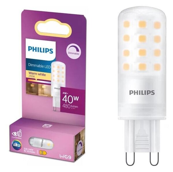 LED stmievateľná žiarovka Philips G9/4W/230V 2700K