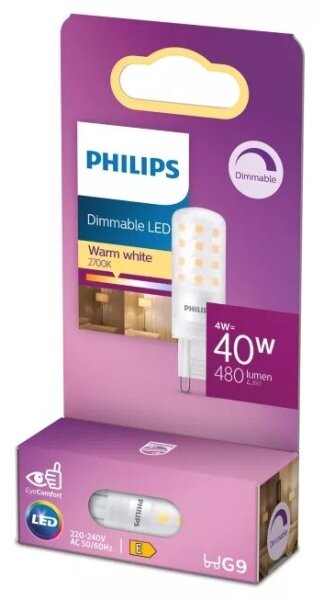 LED stmievateľná žiarovka Philips G9/4W/230V 2700K