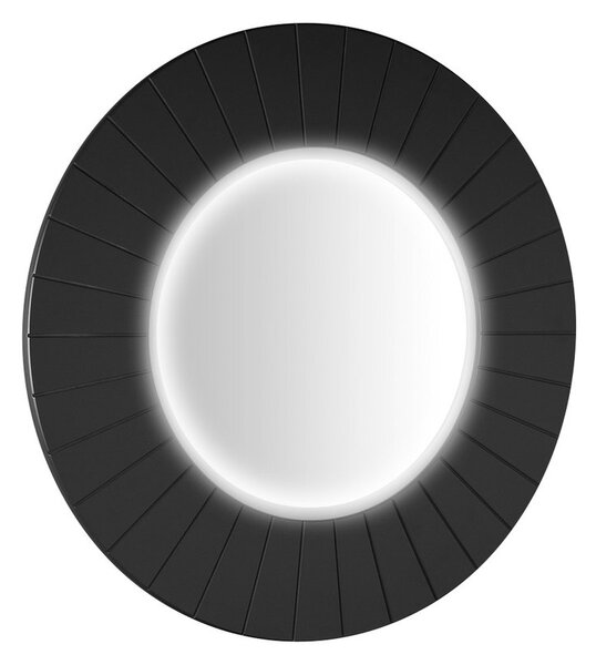 Sapho Sapho, LUMIRO STRIP guľaté zrkadlo s LED osvetlením v ráme, priemer 75cm, carina, LR750-4141S