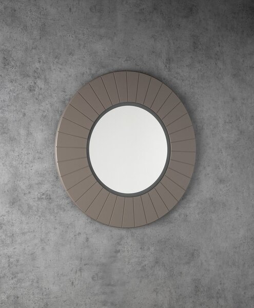 Sapho Sapho, LUMIRO STRIP guľaté zrkadlo s LED osvetlením v ráme, priemer 90cm, agila, LR950-4343S