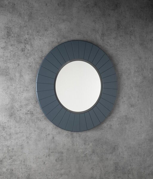 Sapho Sapho, LUMIRO STRIP guľaté zrkadlo s LED osvetlením v ráme, priemer 75cm, siena, LR750-4242S