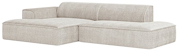 ROHOVÁ SEDAČKA, plast, textil, kompozitné drevo, piesková Livetastic - Sedačky, Online Only