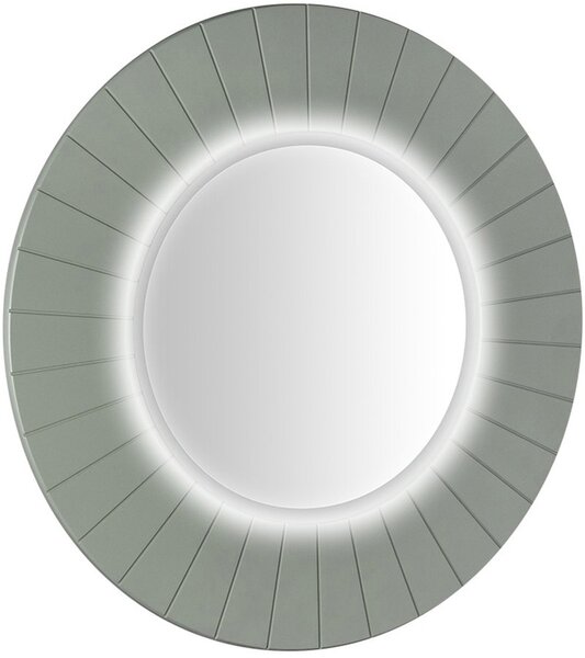 Sapho Sapho, LUMIRO STRIP guľaté zrkadlo s LED osvetlením v ráme, priemer 90cm, verde, LR950-4444S