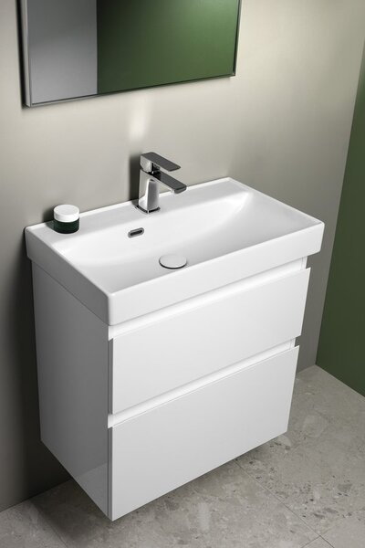 Aqualine Aqualine, ALTAIR umývadlová skrinka 61,5x60x37cm, biela, AI268