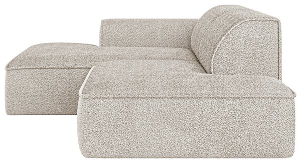 ROHOVÁ SEDAČKA, plast, textil, kompozitné drevo, piesková Livetastic - Sedačky, Online Only