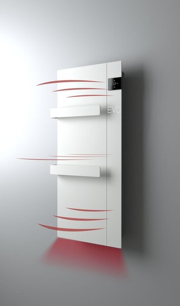 Sapho Sapho, ONSEN EVO elektrické vykurovacie teleso 400x900mm, 1000 W, biela, ONS10001