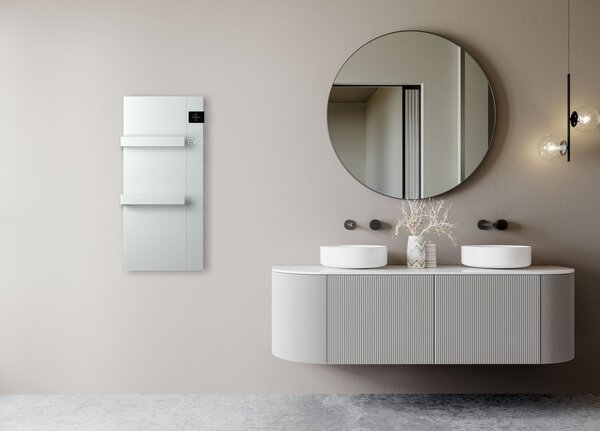 Sapho Sapho, ONSEN EVO elektrické vykurovacie teleso, 400x900mm, 1000 W, antracit, ONS10011