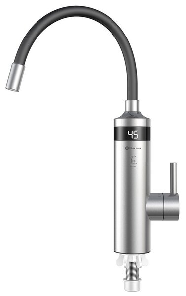 Aqualine Aqualine, TON elektrická batéria s prietokovým ohrievačom vody, flexibilné ramienko, 230V, 3 kW, čierna/nerez, 211085