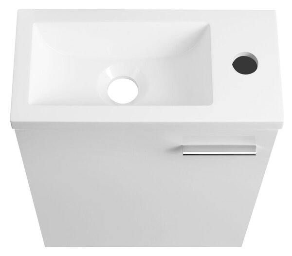 Aqualine Aqualine, ZOJA umývadlová skrinka 37x50x18cm, biela, 51037A