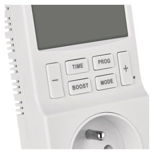 Aqualine Aqualine, Zásuvkový termostat s funkciou digitálnej spínačovej zásuvky, P5660FR