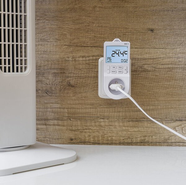 Aqualine Aqualine, Zásuvkový termostat s funkciou digitálnej spínačovej zásuvky, P5660FR