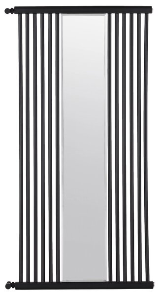 CERANO - Kúpeľňový radiátor Maximus - bočné pripojenie - 735W - čierna matná - 1510x740 mm