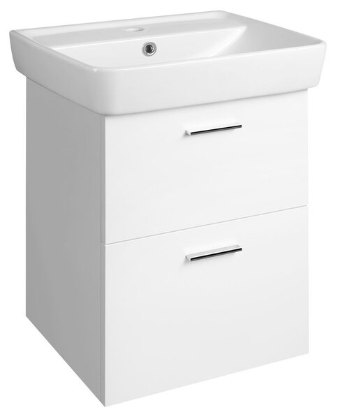 Aqualine Aqualine, ZOJA umývadlová skrinka 41,5x50x35,5cm, biela, 56374