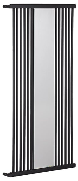 CERANO - Kúpeľňový radiátor Maximus - bočné pripojenie - 735W - čierna matná - 1510x740 mm
