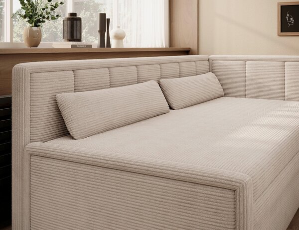 LEŇOŠKA, textil, béžová P & B - Online Only obývacie izby, Online Only