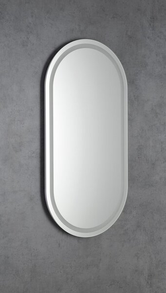 Sapho Sapho, NYX zrkadlo oválne s LED osvetlením 45x90cm, NY045