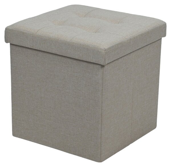 ÚLOŽNÝ BOX NA SEDENIE, textil, kompozitné drevo, 38/38/38 cm Carryhome - Kreslá
