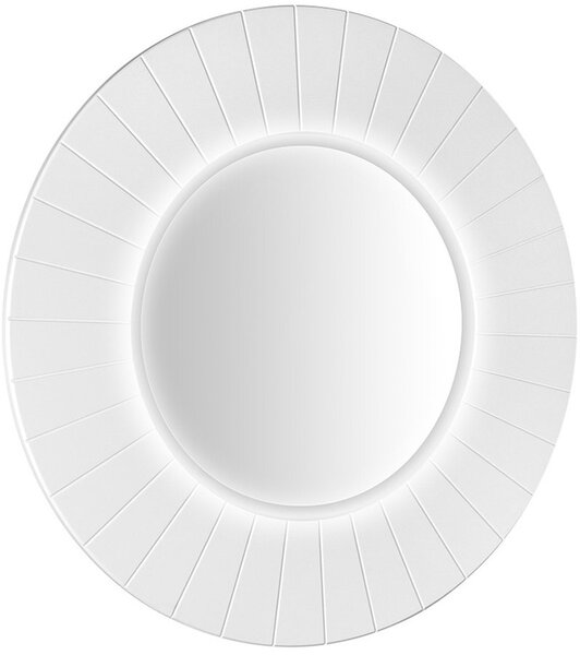 Sapho Sapho, LUMIRO STRIP guľaté zrkadlo s LED osvetlením v ráme, priemer 90cm, biela mat, LR950-3131S