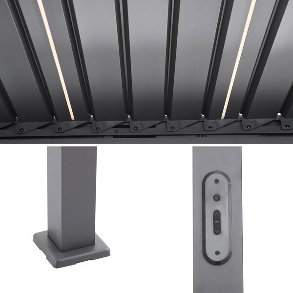 PERGOLA velikost: 393/250/300,2 cm Gardenson - Online Only záhrada, Online Only