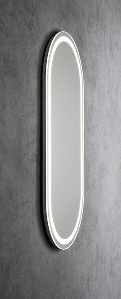 Sapho Sapho, NYX zrkadlo oválne s LED osvetlením 45x90cm, NY045
