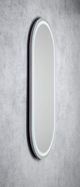Sapho Sapho, NYX zrkadlo oválne s LED osvetlením 45x90cm, NY045