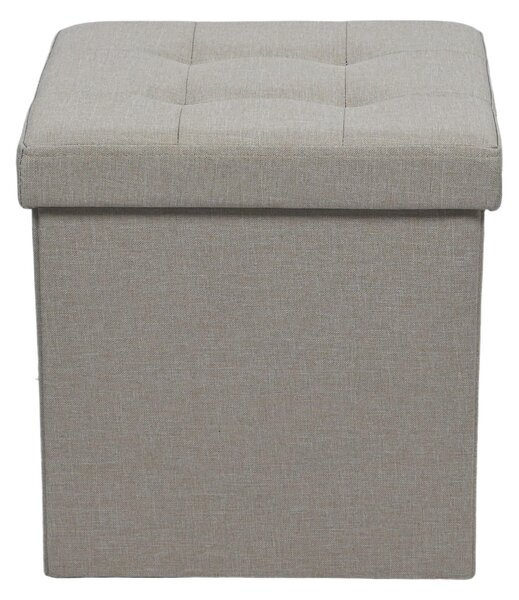 ÚLOŽNÝ BOX NA SEDENIE, textil, kompozitné drevo, 38/38/38 cm Carryhome - Kreslá