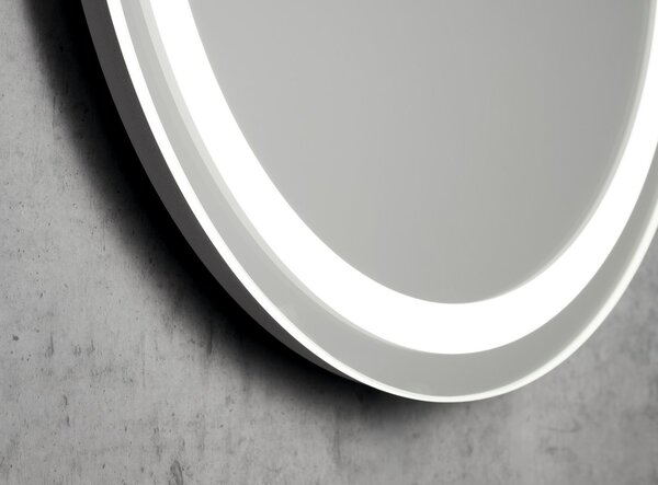 Sapho Sapho, NYX zrkadlo oválne s LED osvetlením 45x90cm, NY045