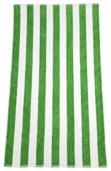 PLÁŽOVÁ OSUŠKA, 90/180 cm, zelená, biela, pink Esposa - Kúpeľňový textil