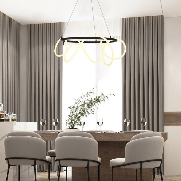 Rabalux 98072191 LED závesné stropné svietidlo Montema | 54W integrovaný LED zdroj | 4480lm | 4000K