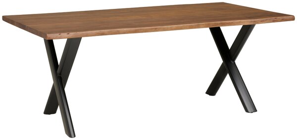 JEDÁLENSKÝ STÔL, akácia, farba vlašského orecha, 200/100/76 cm P & B - Online Only jedálne, Online Only