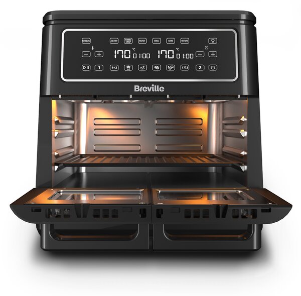 Teplovzdušná fritéza Breville HALO DUAL VDF130X, 11 L