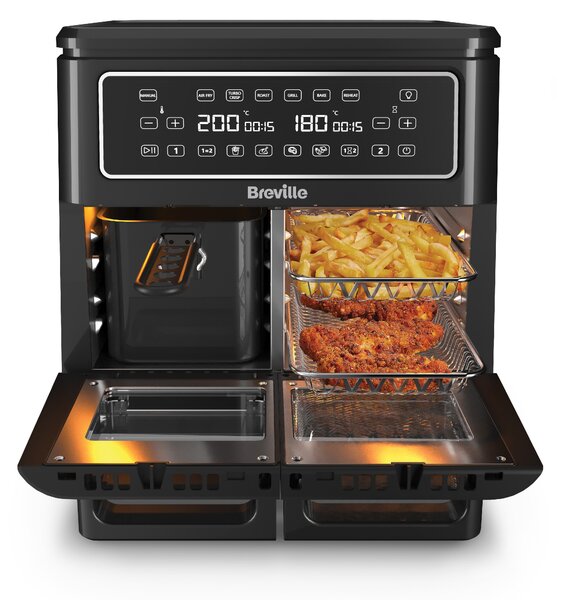 Teplovzdušná fritéza Breville HALO DUAL VDF130X, 11 L