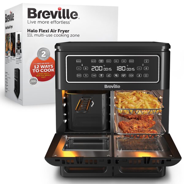 Teplovzdušná fritéza Breville HALO DUAL VDF130X, 11 L