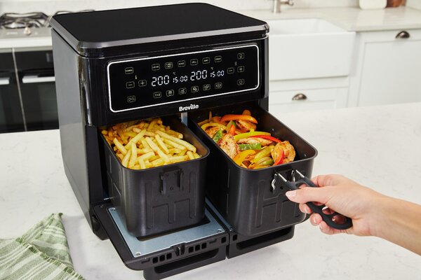 Teplovzdušná fritéza Breville HALO DUAL VDF130X, 11 L
