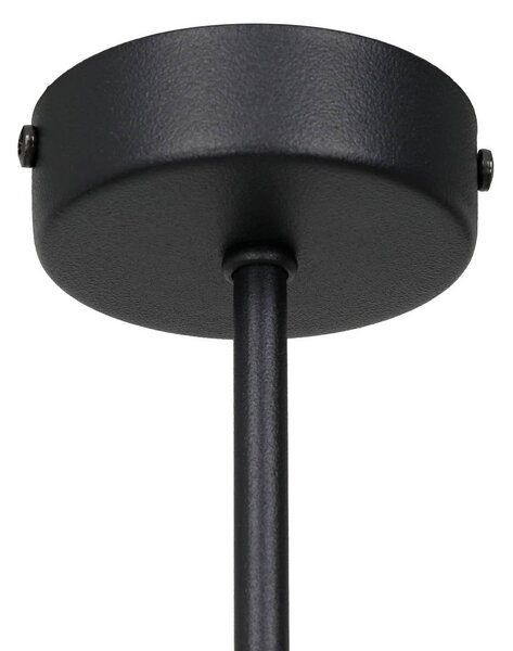 Milagro Lighting Stropné svietidlo Archie, čierne, dĺžka 68 cm, kovové, 2-pl., Čierna, Obývacia izba / jedáleň, kov, Stropné svetlo