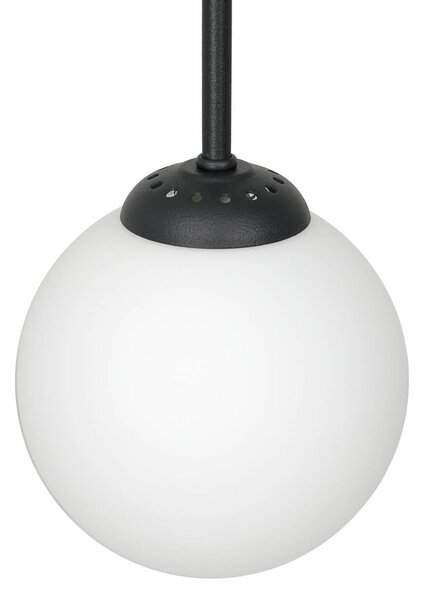 Milagro Lighting Stropné svietidlo Archie, čierne, dĺžka 68 cm, kovové, 2-pl., Čierna, Obývacia izba / jedáleň, kov, Stropné svetlo